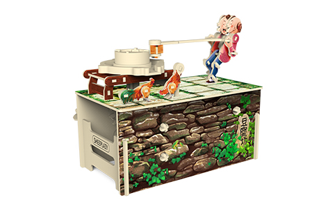 木质机械立体拼模·豆腐坊