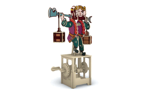 木质机械立体拼模·沙僧